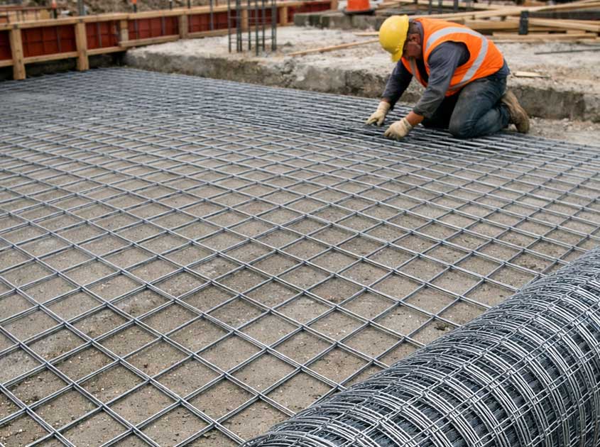 Malla de alambre soldada para proyectos de construcción en Oriente Medio